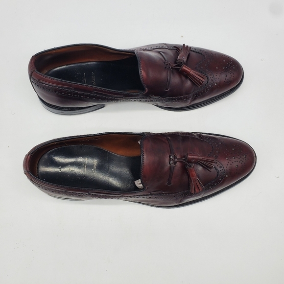 Allen Edmonds Shoes Men 12D Manchester Wingtip Tassel Loafers - Picture 11 of 11